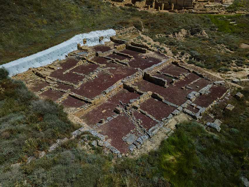 Barrio doméstico-artesanal de Los Bañales en Uncastillo