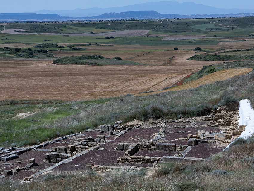 Barrio doméstico-artesanal de Los Bañales en Uncastillo