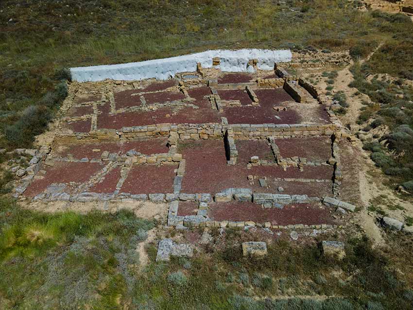 Barrio doméstico-artesanal de Los Bañales en Uncastillo