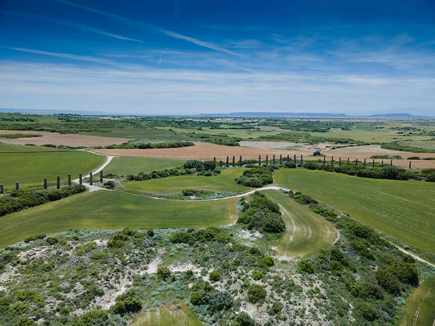 Acueducto del yacimiento romano de Los Bañales